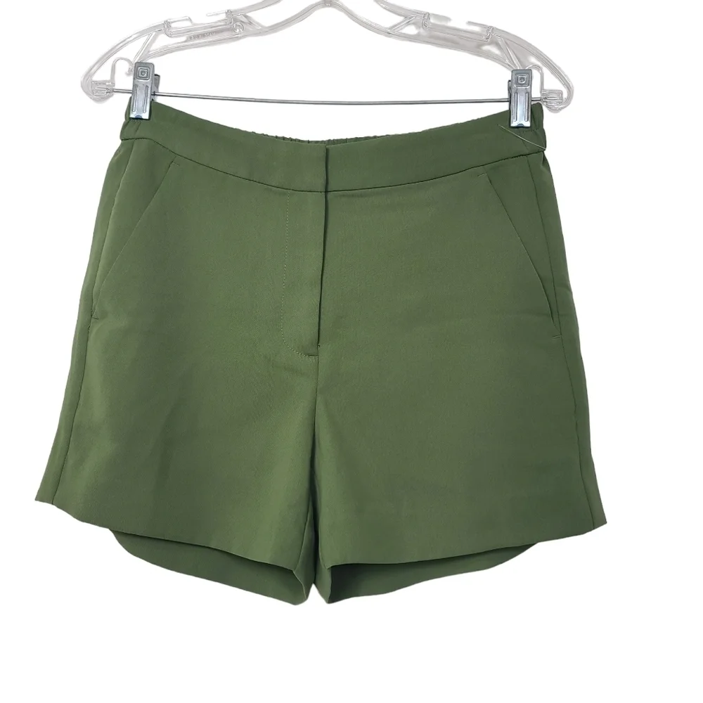 J. By J. Crew Green Shorts 4